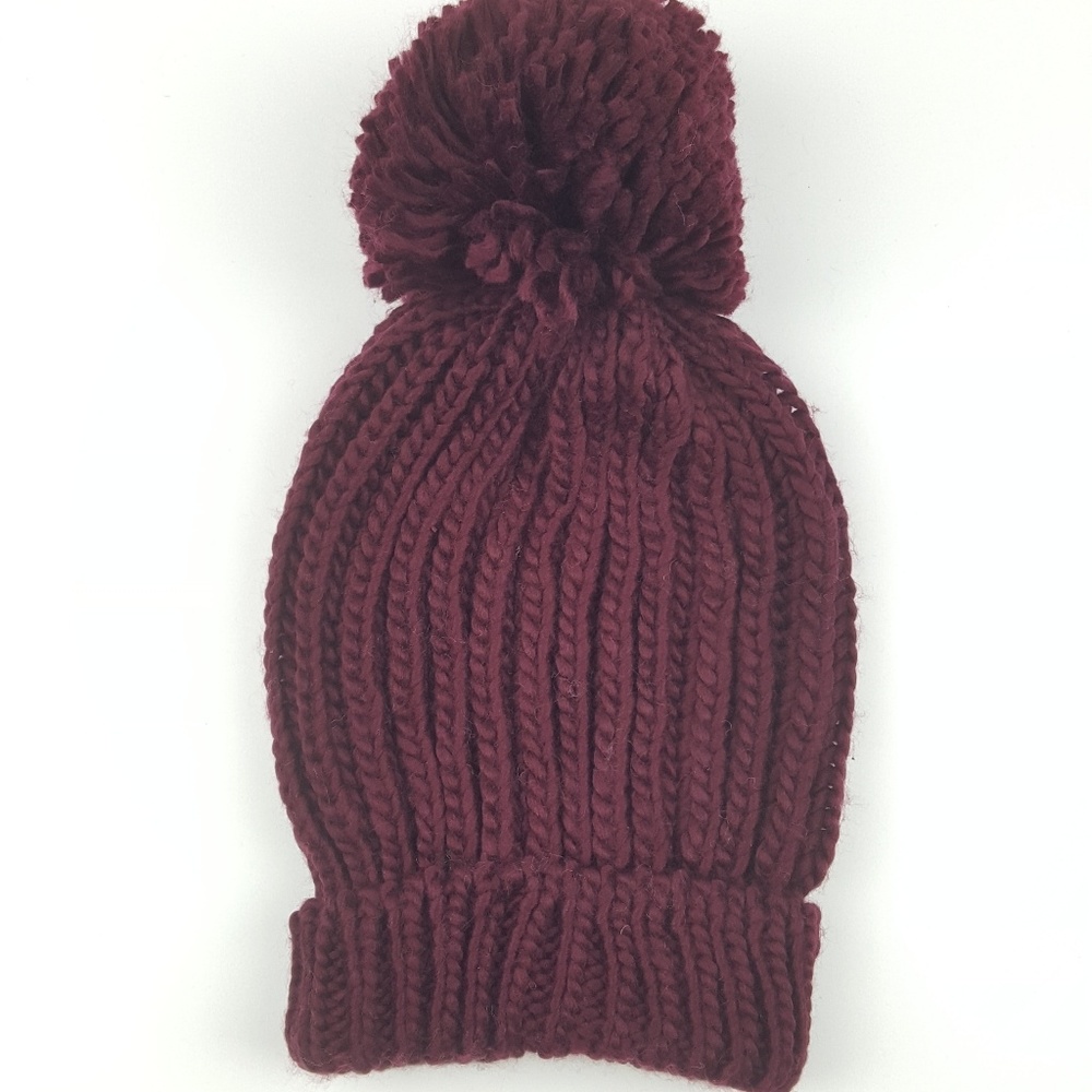 Purple Knit Winter Beanie {Chuns}